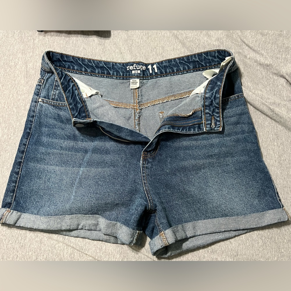 Denim shorts